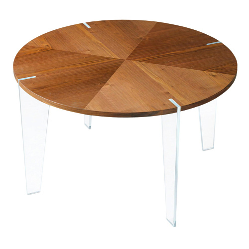 Sospeso Runder brauner Tisch