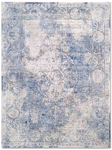 Silver Blue auf Hellgrau Teppich