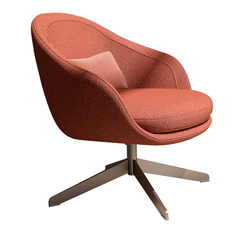 Lucille Roter Sessel