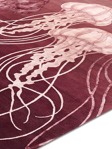 Jellyfish Old Rose Teppich