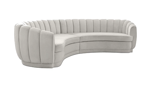 Lustre Rundsofa für zwei