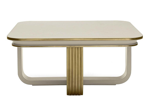 Oliver Weiß‑Gold Couchtisch