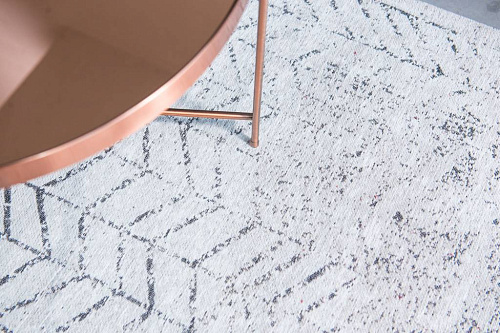 8652 Black On White Teppich