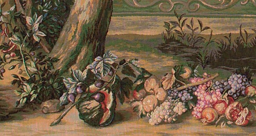 Grünwerk Brunnen Wandteppich