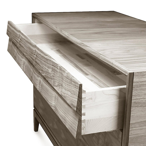 Liliale Graue Kommode