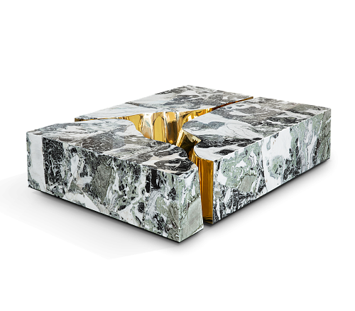 Fissure Marmor‑Couchtisch