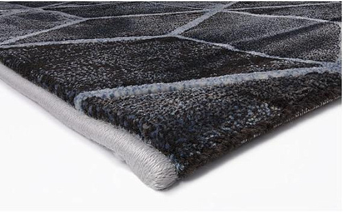 Geometric Grau Teppich