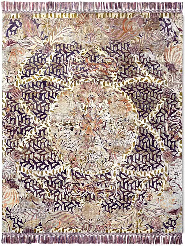 Aubusson Original on Deep Purple Teppich