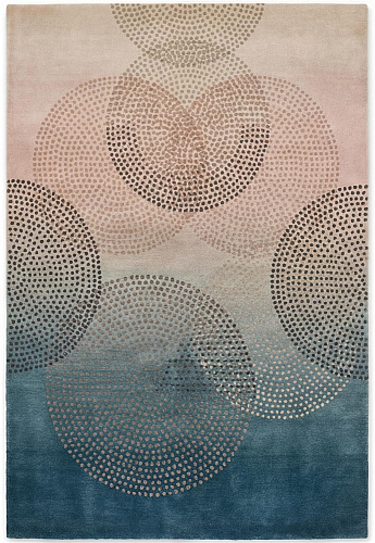 Misty Circles Teppich