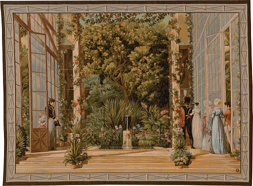 Das große Gewächshaus Wandteppich