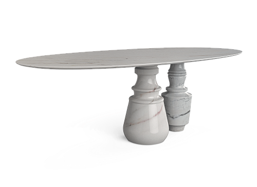 Obsidian Ovaler Estremoz Esstisch