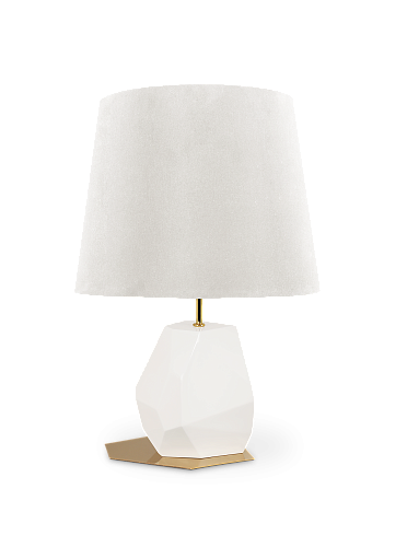 Essence Kleine weiße Tischlampe