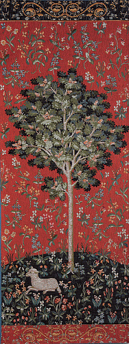 Mittelalterliche Eiche Wandteppich