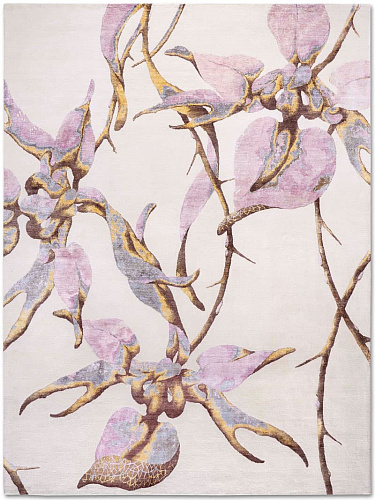 Orchid Pink auf Creme Teppich