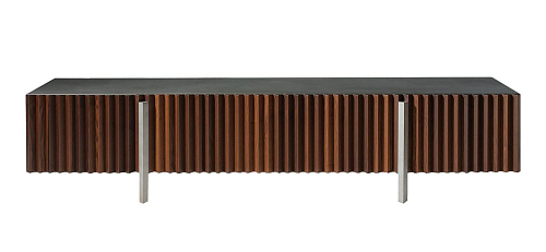Eschenholz-TV-Sideboard in Braun