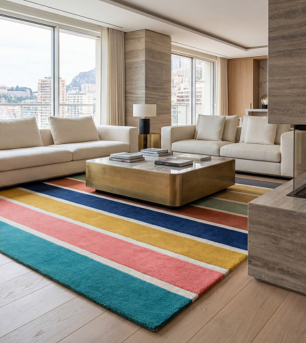 Striped Spectrum Teppich