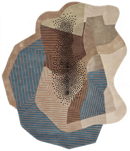 Textured Figure Cut Teppich