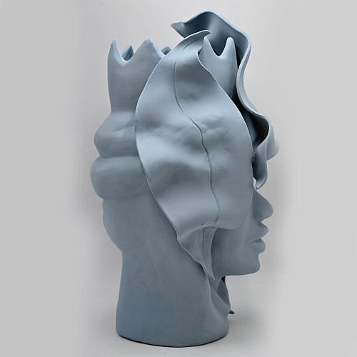 Maure‑Kopf Skulptur