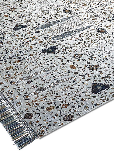 Pine Garden Reverse Original auf Silber Teppich
