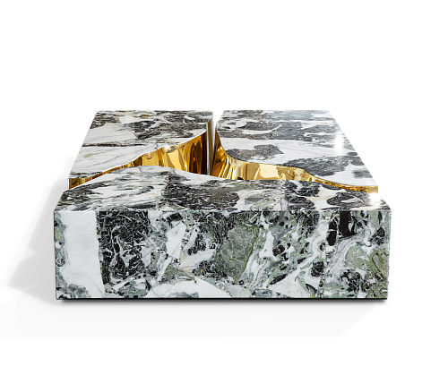 Fissure Marmor‑Couchtisch