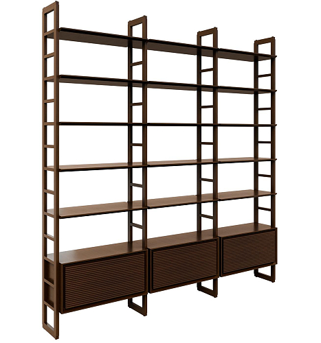 Scala Bücherregal aus Kirschholz