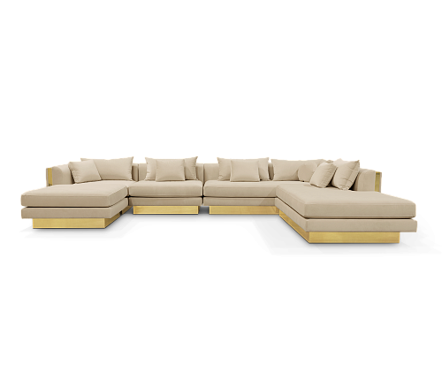 Fissure Modulares Luxus‑Sofa