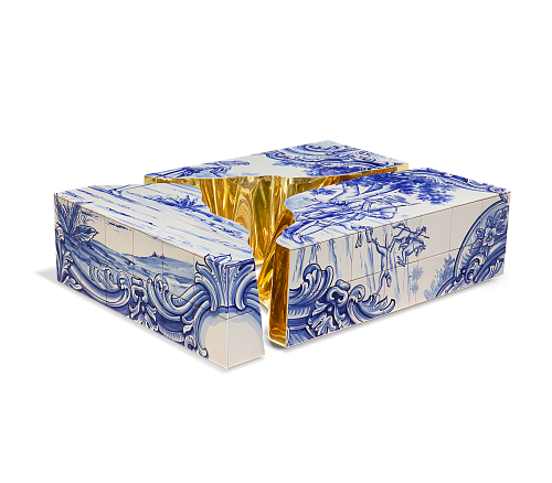 Fissure Kachel‑Couchtisch