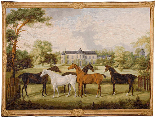 Pferde Wandteppich
