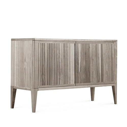 Eleva 2‑Türiges graues Sideboard
