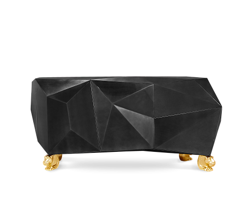 Prism Schwarzes Sideboard