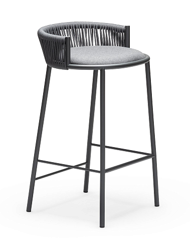 Millie SG-65 Grauer Outdoor-Barhocker