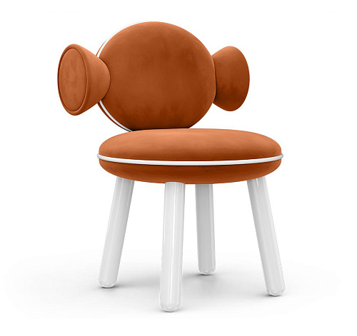 Lollipop roter Pouf‑Sessel