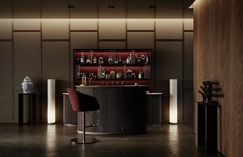 Dry Hausbar mit Theke