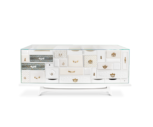 Miro Weißes Sideboard