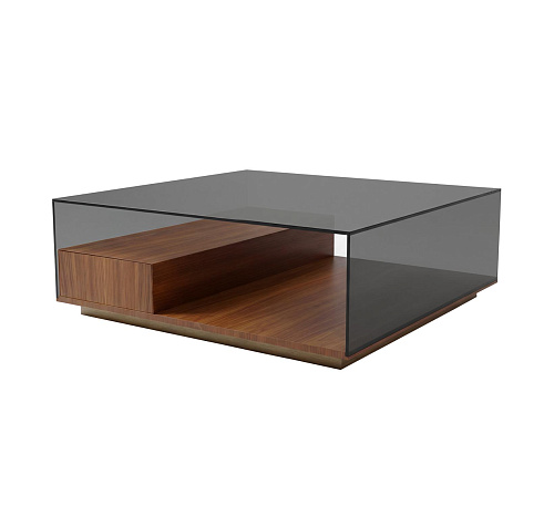 Peter Couchtisch mit Glasplatte