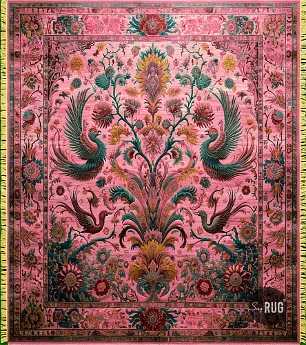 Paradise Garden Pink Teppich