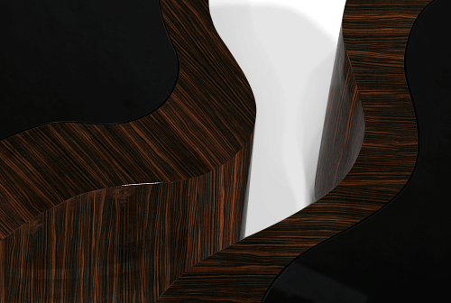 Crest Ebony Couchtisch‑Set