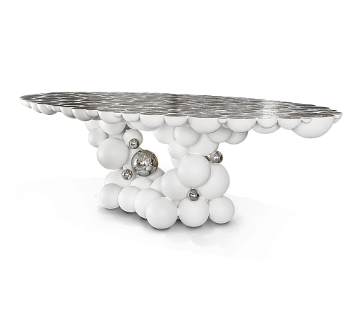 Orbit Weißer Luxus‑Esstisch