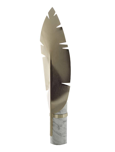 Leaf Carrara Marmor-Tischlampe