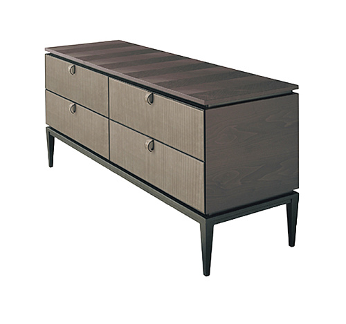 Dunkelbraune Kommode