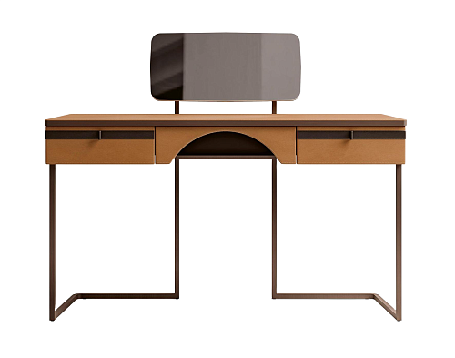 Leder‑Schminktisch