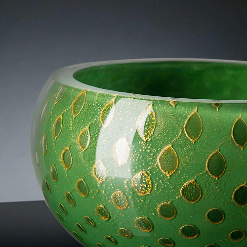 Mocenigo Dark Green Gold Schale