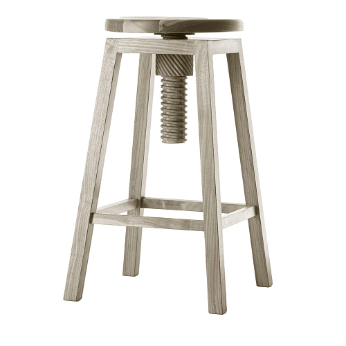 Invito Hoher grauer Hocker