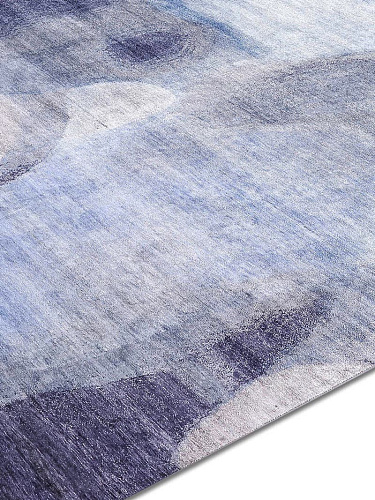 Blau‑Grau Teppich