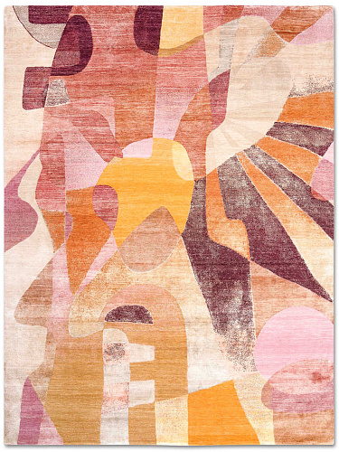 Red Sunset Teppich
