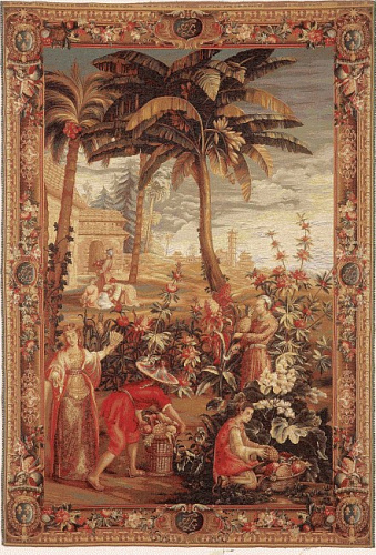 Die Ananasernte Wandteppich