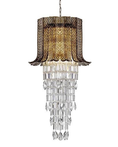Murano-Glas-Blätter-Kronleuchter