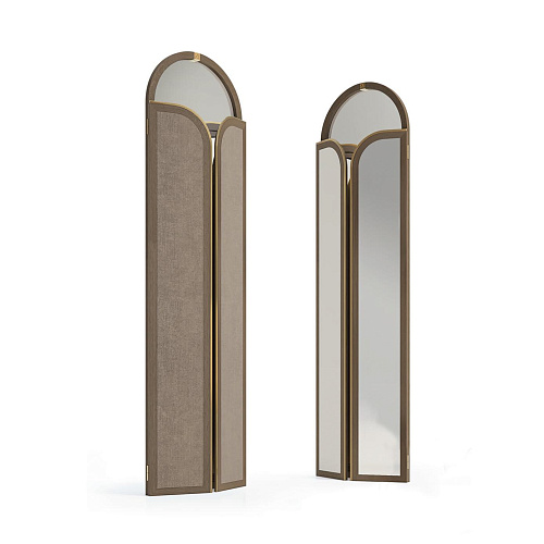 Eleganter Paravent mit Spiegel