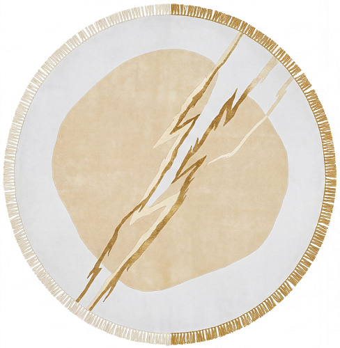 Lightning Crest Ivory Teppich