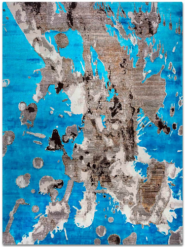 All Natural on Blue Teppich